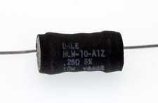 Dale HLW-10-A1Z 0.25 Ohm 10W 5 Silicon Coated Wirewound Resistor Axial Lot of 5