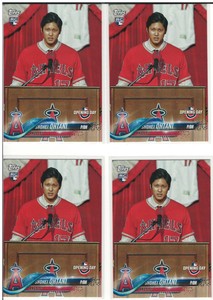 2018-Topps-Opening-Day-Shohei-Ohtani-RC-Rookie-Lot-of-4-200-Angels-Nice