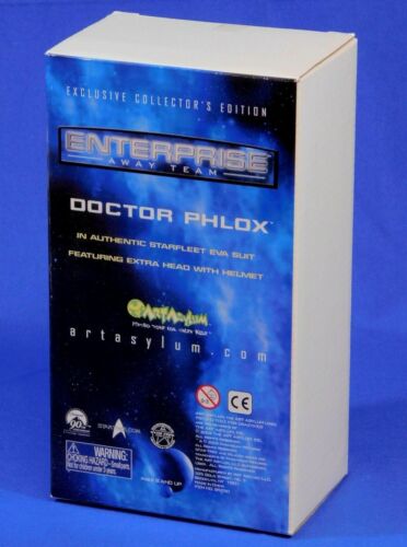 FIGURA STAR TREK ENTERPRISE DR. PHLOX FIRMADA #'d EDICIÓN DE COLECCIONISTA ASILO DE ARTE - Imagen 2 de 4