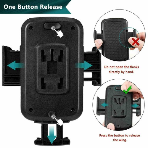 360 Degree Adjustable Car Cup Holder Stand Cradle Mount For Cell Phone Universal - Picture 4 of 11