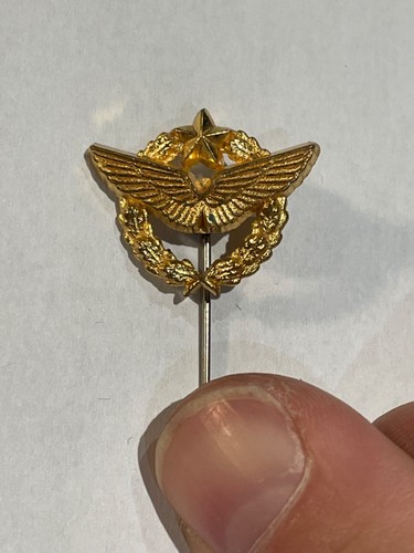 Insigne Epingle Brevet de Pilote Dorée (L44/N4) - Picture 2 of 5