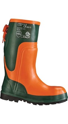 Feldtmann Forstsicherheitsstiefel Ulme Größe 46 W. extra breit oliv/orange Na...