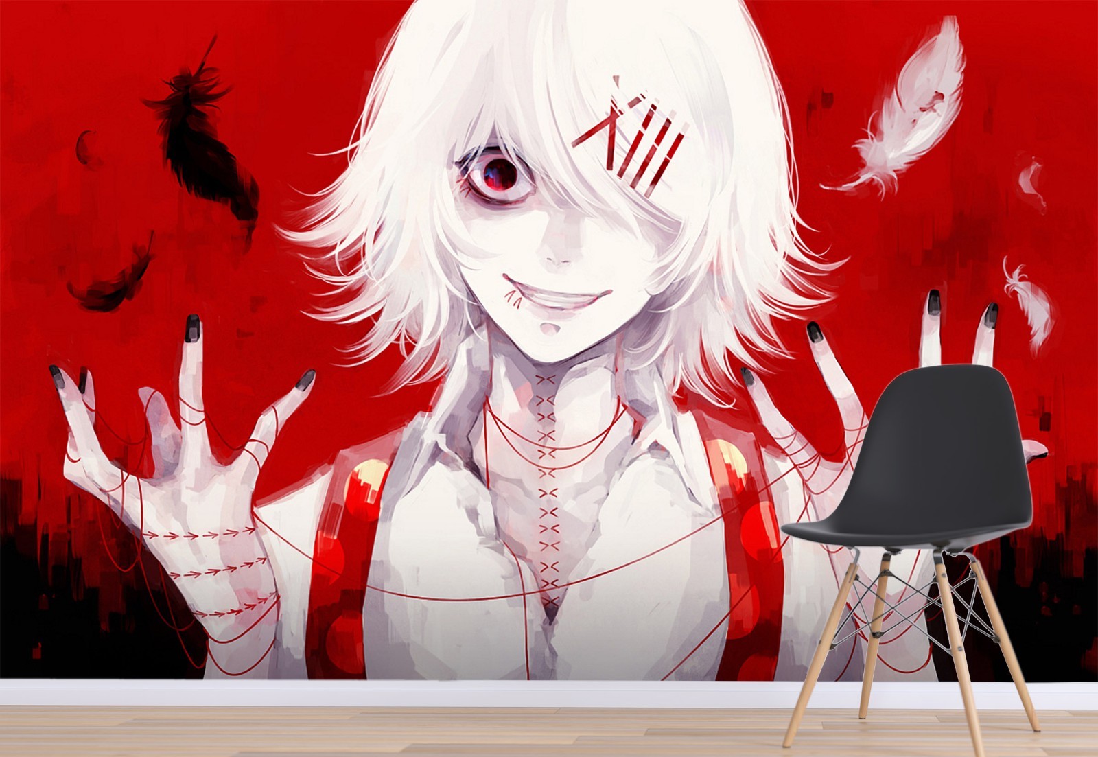 3D Tokyo Ghoul Line Doll 4 Japan Anime Spiel Tapete Wandbild Poster Karikatur 3D Tokyo Ghoul Line Doll 4 Japan Anime Spiel Tapete Wandbild Poster Karikatur