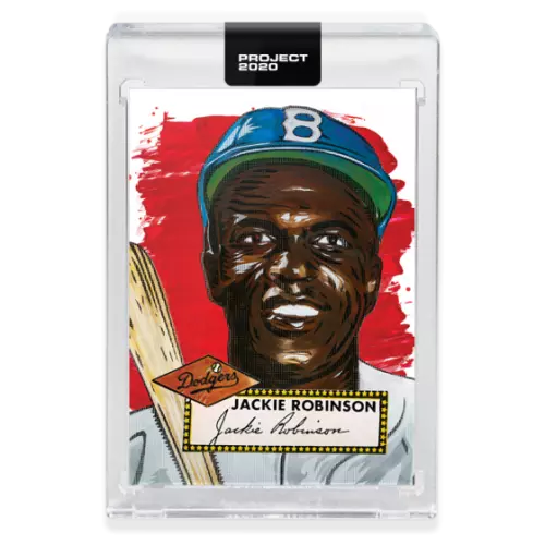 2020 TOPPS PROJECT 2020 #42 JACKIE ROBINSON - BY BLAKE JAMIESON