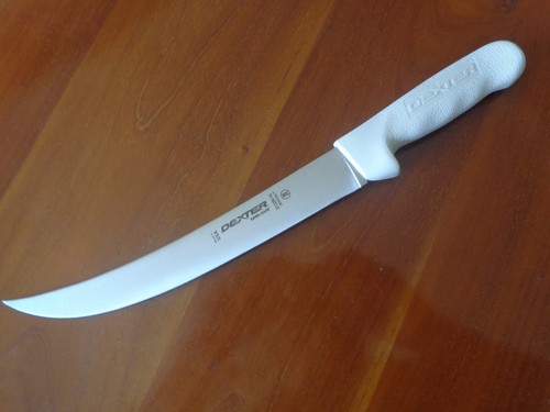 DEXTER RUSSELL 10" SANI SAFE BUTCHER BREAKING KNIFE U.S.A 25CM STEAK KNIFE - Picture 5 of 5