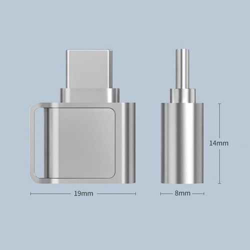 Type-C To TF Card Converter For Mobile Phones Laptops Tablets Memory Expansi$y - Zdjęcie 2 z 8