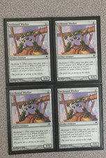 MAGIC THE GATHERING ARCBOUND WORKER 4XPLAYSET - DARKSTEEL  - COMMON - LP - MTG