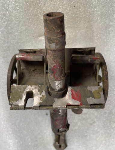 Pferd gezogen Elastolin Weißblech Kanone Artillerie Stück - Bild 2 von 12