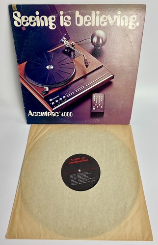 Accutrac 4000 Turntable-1976-“Seeing Is Believing”-Technical/Instruction LP - Picture 3 of 9