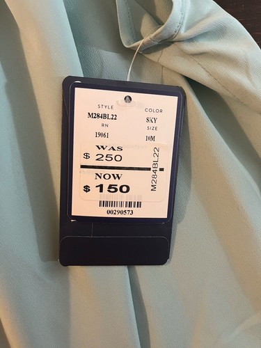 DONCASTER AND TANNER (2) Sleeveless Blouses Blue & Brown Silk Blend NWT Sz 10M - Picture 5 of 10