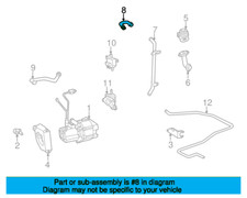 Mercedes-Benz M104 engine series Secondary Air Injection Pump Hose A1041412783