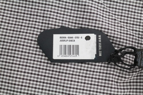 Diesel Judoflip Uomo Giacca S Marrone Zip con Cappuccio Foderato Bomber Logo - Foto 8 di 13