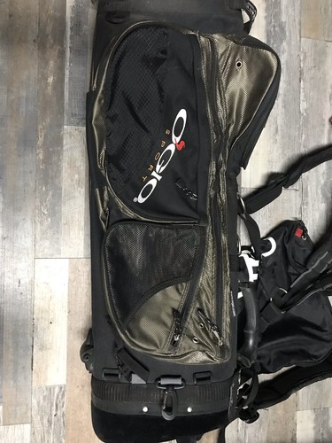 OGIO Spyke Sport Golf Bag 5 Way Divider Green & Black W/ Straps Lightweight - Picture 7 of 16
