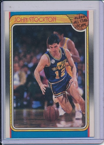 John Stockton 1988-89 Fleer All-Star Team #127 - Picture 1 of 2