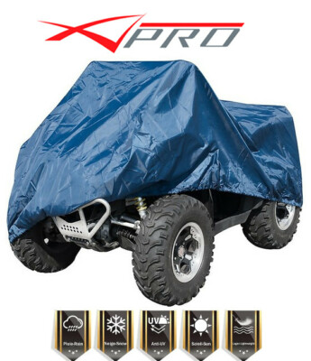 WASSERDICHTE A-PRO QUADABDECKUNG FÜR ATV BLAU GEGEN SCHNEE FROST UND REGEN GR. L
