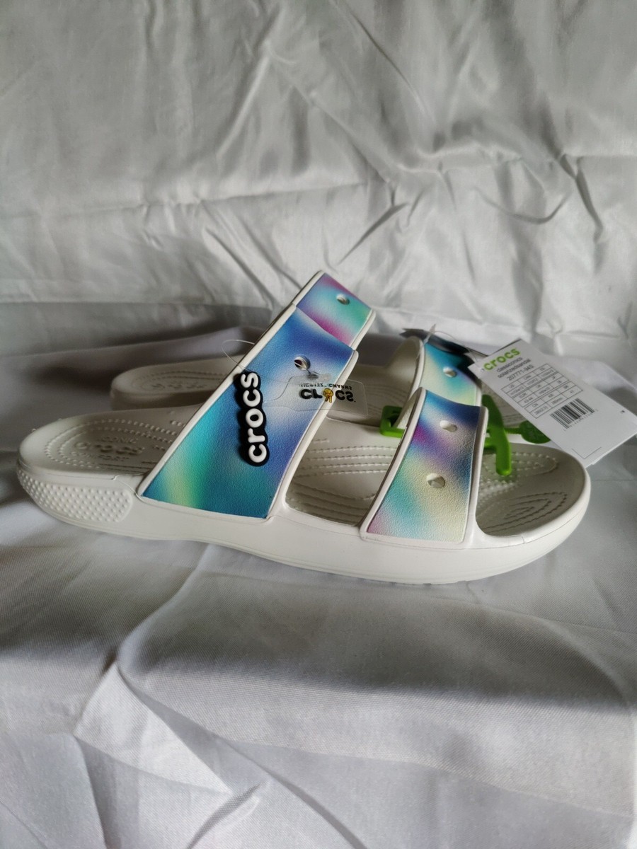 Classic Crocs Solarized Tie Dye Two-Strap Comfort Sandals  display picture 1