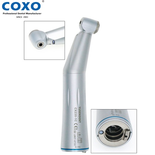 COXO Dental 1:5 Kontrawinkel 1:1 LED Selbststromversorgung niedrige Geschwindigkeit Handstück Glasfaser - Bild 7 von 33