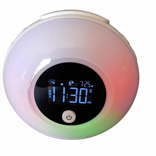Color Changing LED Digital Display Alarm Clock Bluetooth Speaker Night Light - Picture 4 of 12
