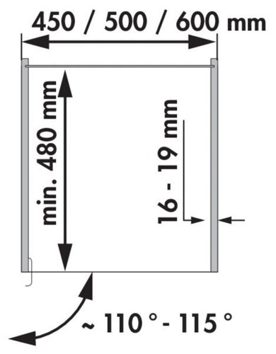 Vs Vallée Gate Glissière, Accessoires de Placard, Argent - Photo 2 sur 2