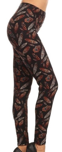 NEW Women's Buttery Ultra Soft Premium Leggings – OS & Curvy- Lots Of Prints - Picture 9 of 19