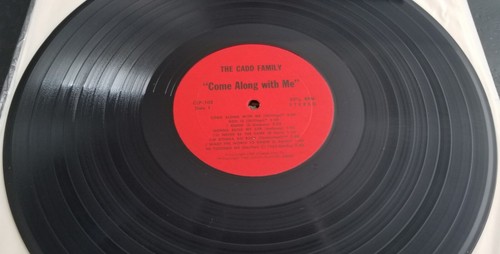 The Cadd Family "Come Along with Me" Vinyl Record Near Mint Condition! - Picture 4 of 6