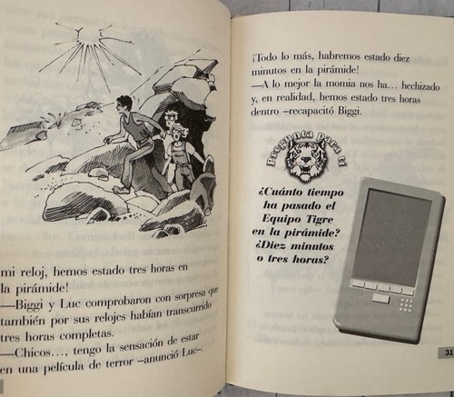 Equipo Tigre 2 Spanish Language Books La Maldicion & La Gondola Children Mystery - Foto 5 di 7
