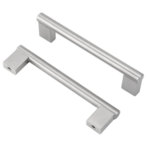 Maniglie per Armadio Acciaio Inox Nichel Spazzolato Barra Tira Cassetto Cucina Moderno - Foto 11 di 12