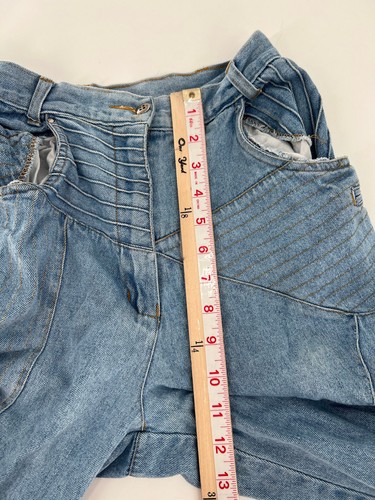 Vintage Together! Jeans Womens 10 Blue Denim Straight Leg Ribbed Striped Casual - Picture 22 of 22