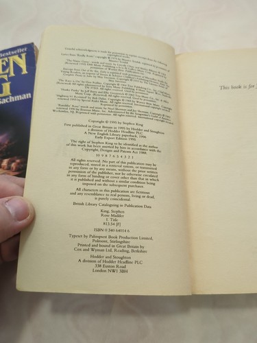 Stephen King Book Bundle X2 Paperback- Thinner- Rose Madder - Picture 7 of 7