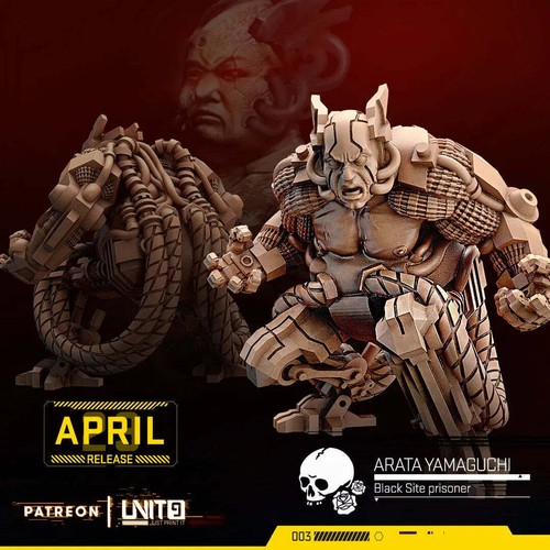 Black Site Prisoners Collection - EINHEIT 9 32 mm Cyberpunk Minis - Bild 10 von 11