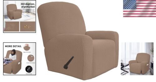 Luxurious Waterproof Stretch Sofa Slipcover - Machine Washable, Checkered Design - Picture 2 of 10