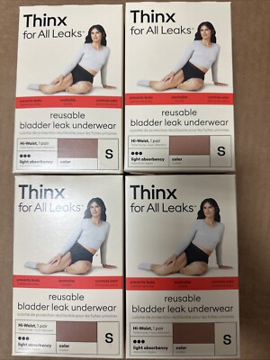 4 Pack Think For All Leak Underwear Small