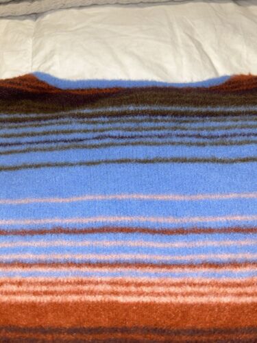 Aritzia Wilfred Free Hush Knit V-Neck Sweater Blue W/ Burnt Orange Women's Sz Sm - Picture 20 of 21