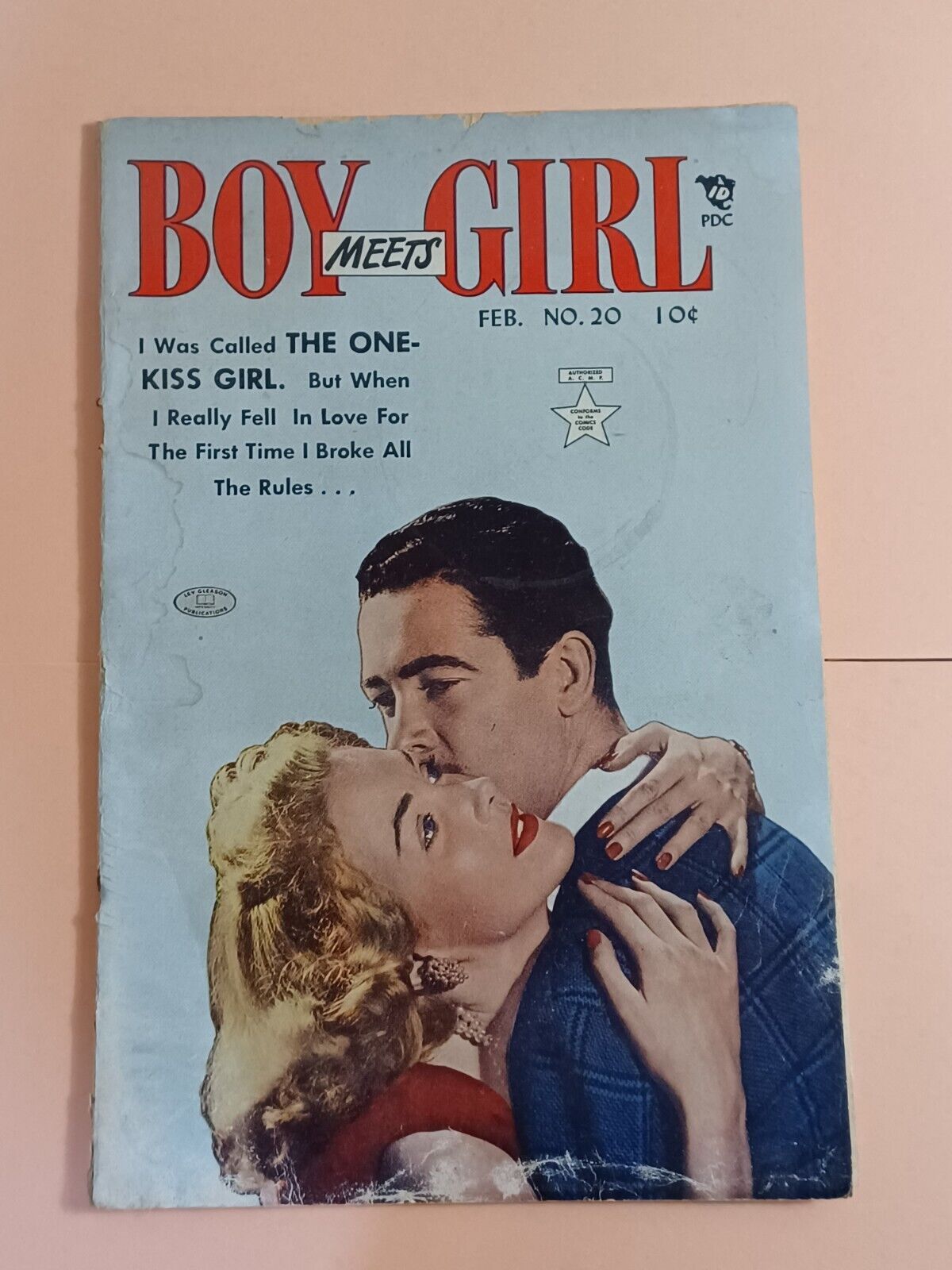 1952 Vintage Romance Comic Boy Meets Girl #20 1951,Gleason,Frazetta