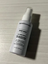 bareMinerals Dew Mist Setting Spray Fresh Glow 1.0 fl oz 30 mL NEW Rare Sold Out