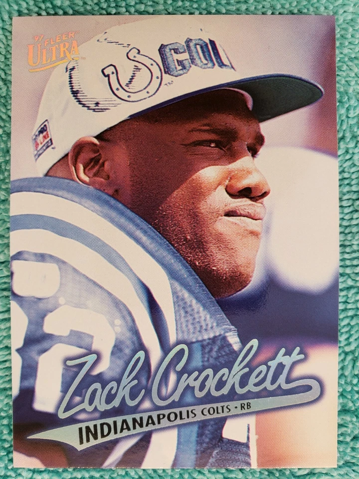 1997 FLEER ULTRA ZACK CROCKETT #235 INDIANAPOLIS COLTS - Image 2 of 4
