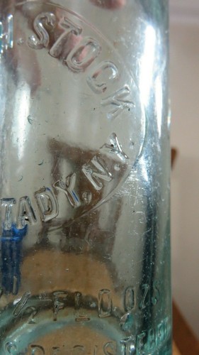 SEHR HÜBSCHE WHITTLE JOHN H STOCK SCHENECTADy NY FLASCHE - Bild 5 von 11