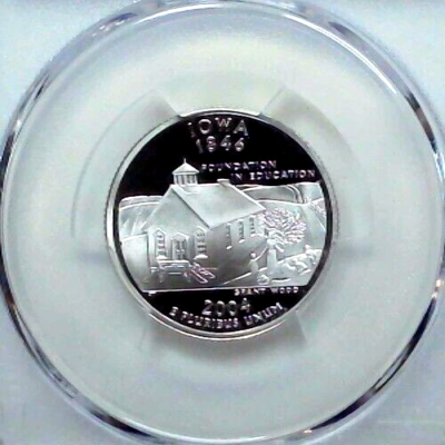 PCGS PR69DCAM 2004 S シルバー アイオワ州立地区 PCGS PR69DCAM 2004 S シルバー アイオワ州立地区 2004-S Iowa