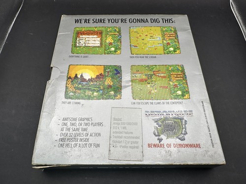 Evil Garden Amiga Big Box Game Computer Boxed Manual Rare Demonware 1988 - Picture 22 of 24