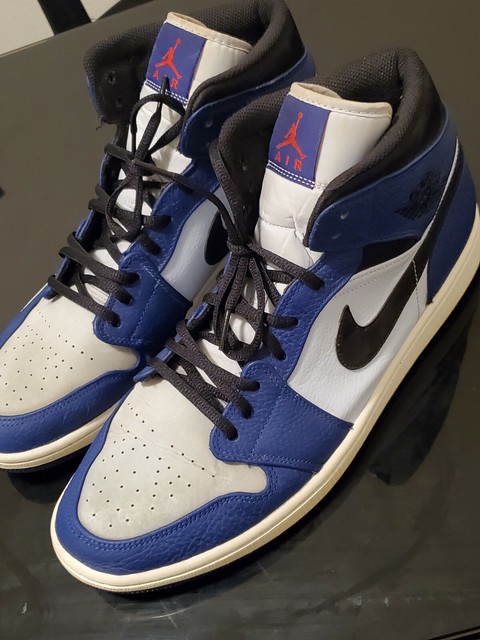 nike air jordan 1 retro mid se deep royal blue