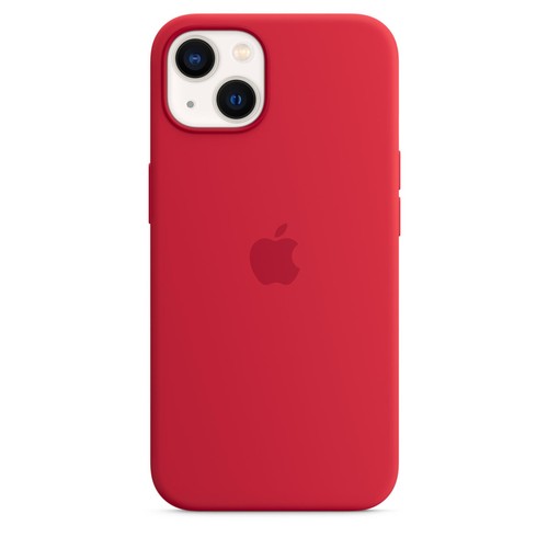 Véritable / Officiel Apple IPHONE 13 Silicone Étui/Housse - Produit (Rouge) - - Photo 11 sur 11