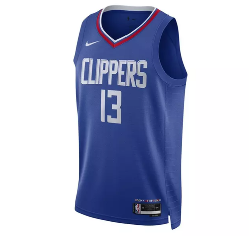 Nike Youth Los Angeles Clippers Paul George Swingman Jersey Icon Edition Blue - Picture 2 of 3