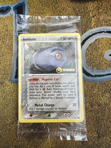 Pokemon SEALED Beldum 022 e-League June 2004 WINNER Promo Pack!! - Picture 1 of 2