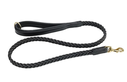 Shwaan Plaited Leather Dog Lead 3/4" Leather Dog Leash size available 7ft to 3ft - Picture 19 of 25