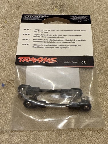 Traxxas 6897 Sway Bar Linkage links REAR rod ends STAMPEDE SLASH 4X4 RALLY - Picture 3 of 3