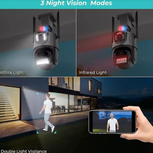 8MP 4K Wireless IP Camera WIFI Outdoor CCTV PTZ Smart Home Security IR Cam IP66 - Picture 14 of 19