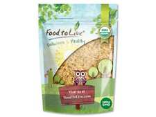 Organic Golden Milled Flax Seeds   Non-GMO, Kosher, Raw, Vegan - by Food To Live