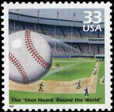 US Scott # 3187c, The "Shot Heard Around the World" : 1950's, 1999 33¢ Stamp MNH