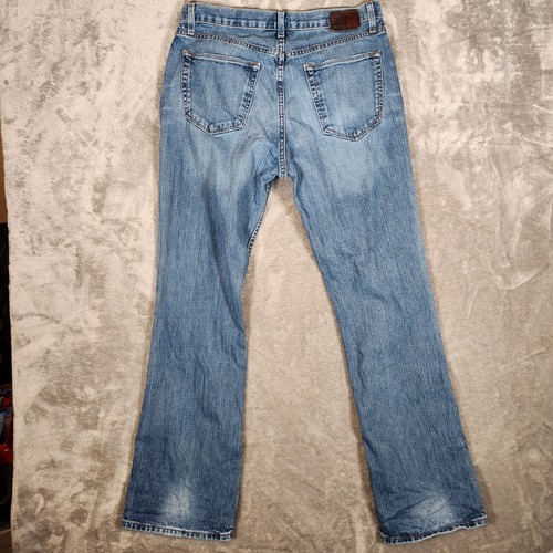Banana Republic Jeans Men's 34x32 (Tag 32X32) Straight 5-Pocket Stretch Blue - Picture 11 of 15