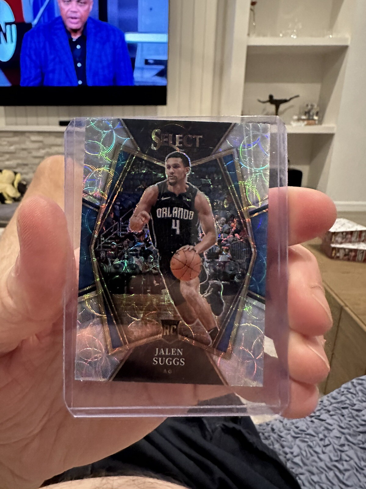 Jalen Suggs 2021-22 Panini Select Silver Scope Prizm RC #102 Orlando Magic